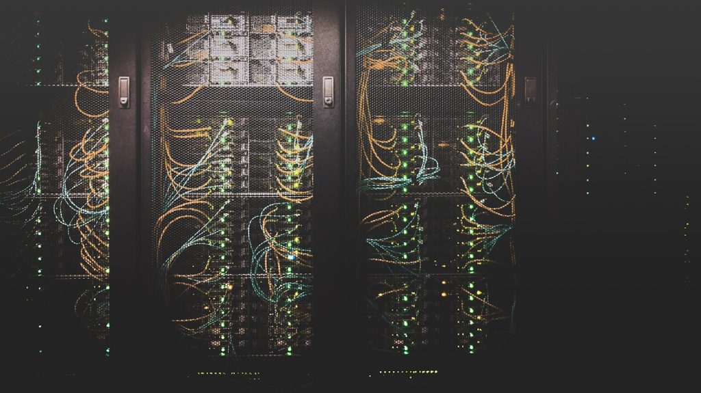 Server- und Netzwerkstruktur als Symbol für KI-Connectoren und Agenten-Berechtigungen