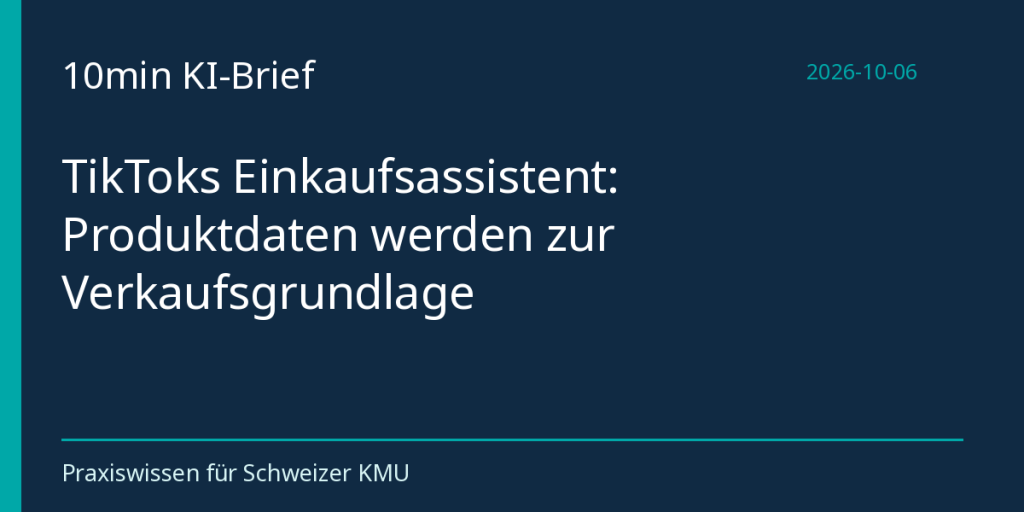 TikToks Einkaufsassistent: Produktdaten werden zur Verkaufsgrundlage